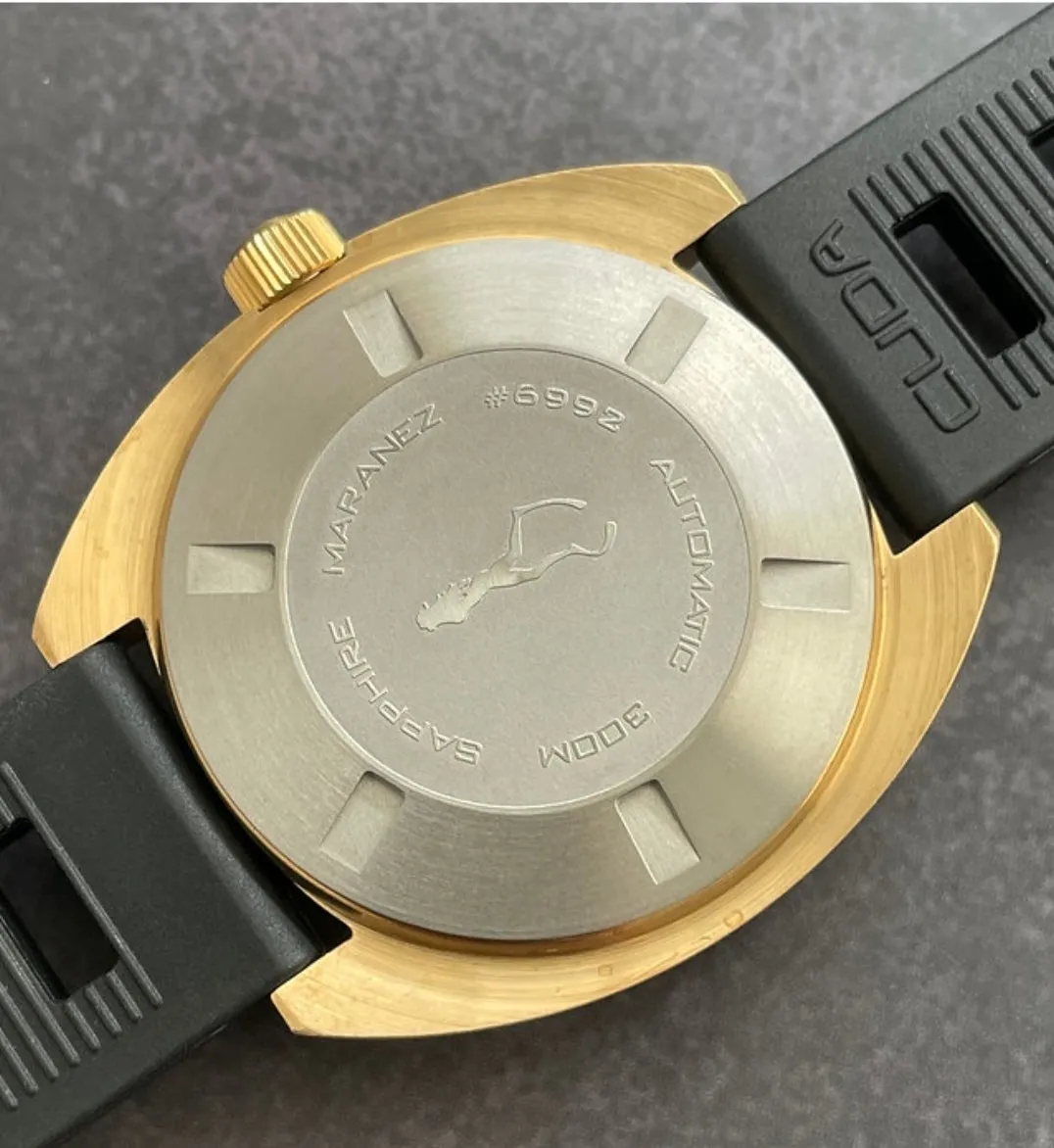 Maranez Samui Brass Watch Orange
