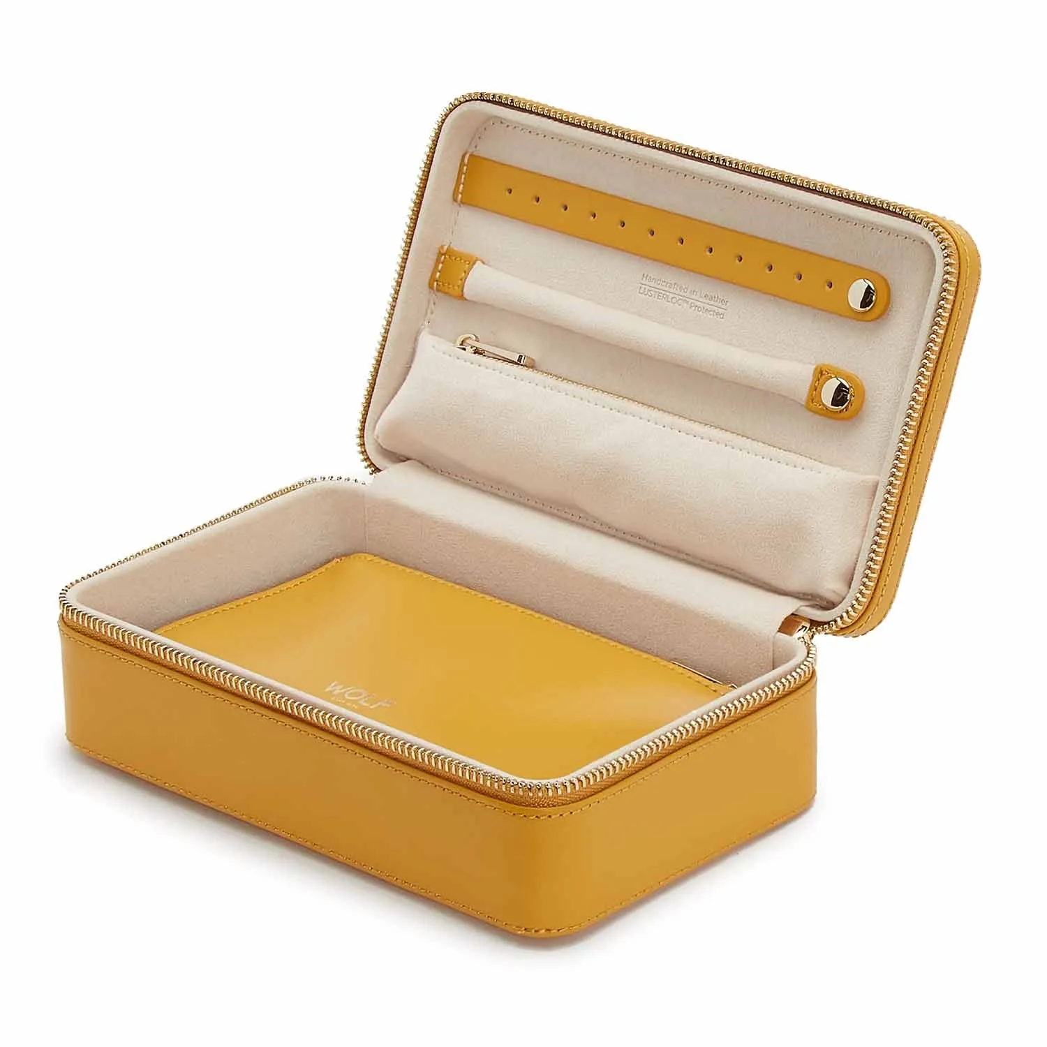 Maria Medium Zip Case - Mustard