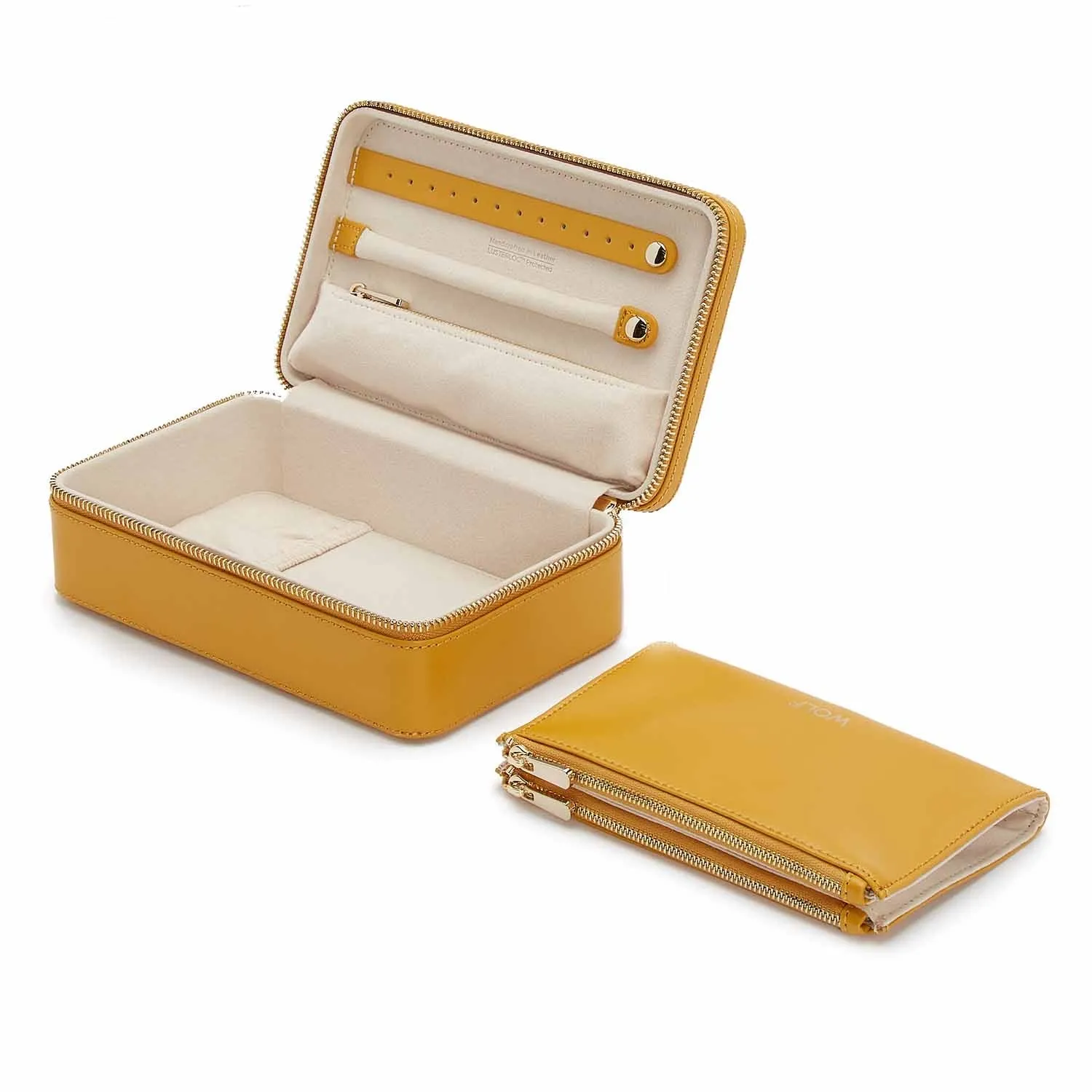 Maria Medium Zip Case - Mustard
