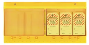 Master Lock® Safety Series Deluxe Tag Centers, Unfilled, 22 in, S1800