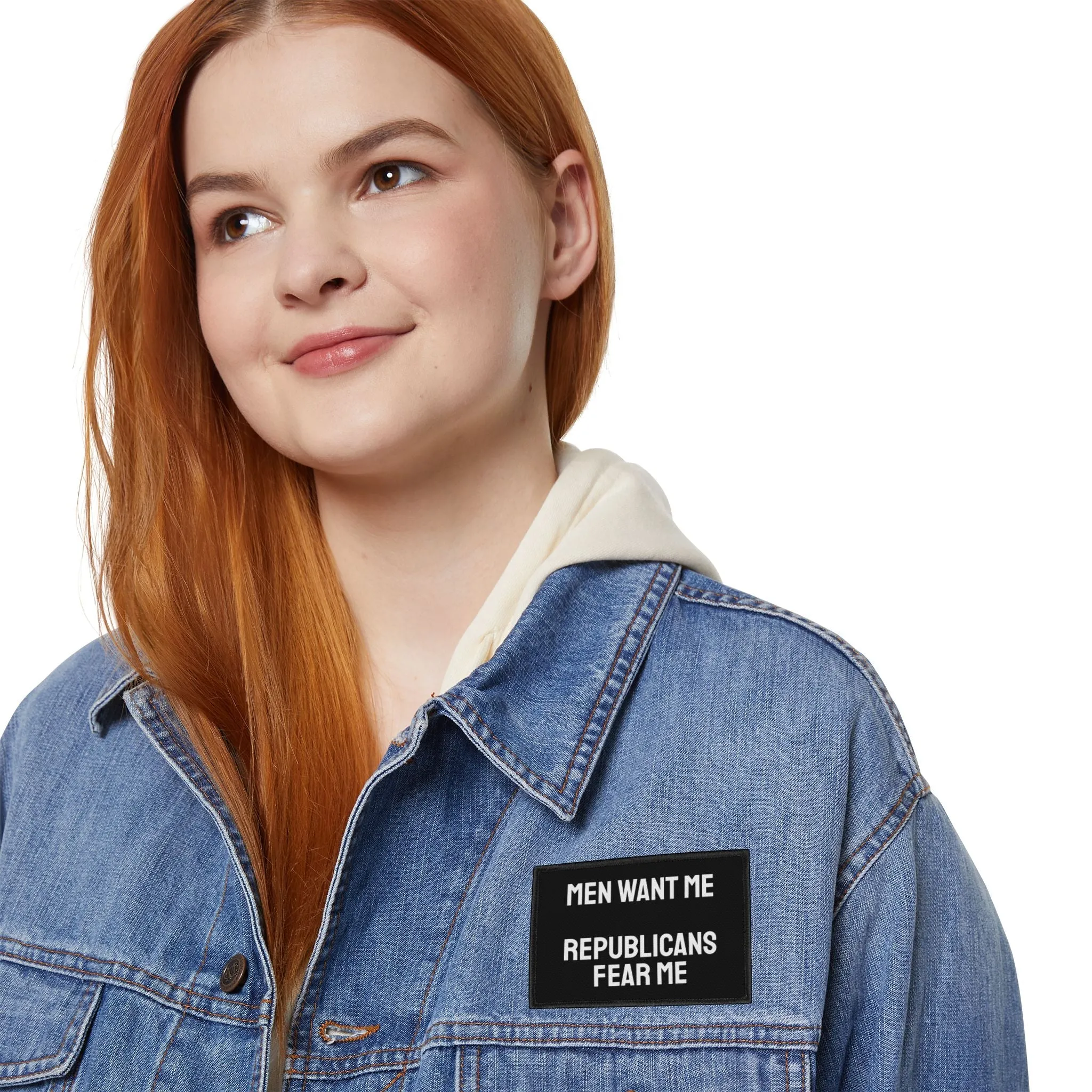 Men Want Me Republicans Fear Me - Iron-On Patch