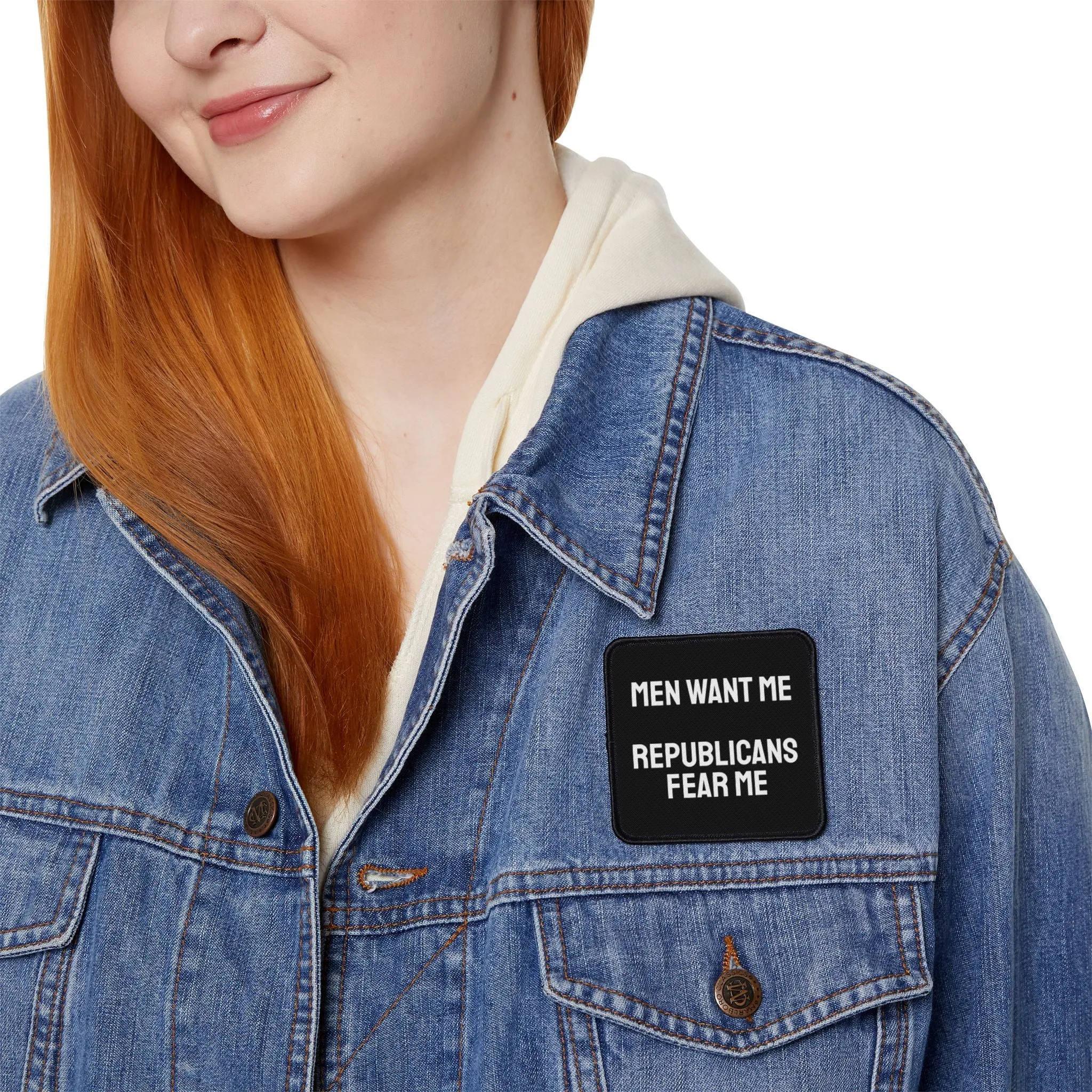 Men Want Me Republicans Fear Me - Iron-On Patch