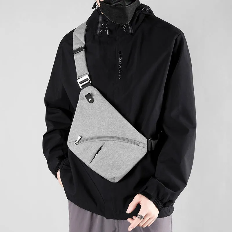 men'scrossbody,anti-theft and closefitting chestbag Underarm bag