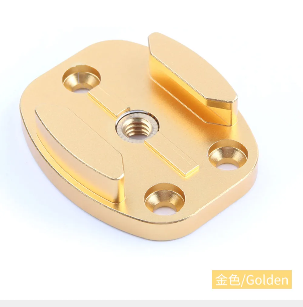 Metal Quick Release Mount for GoPro8/7/6 osmo action Tripod Plate Bracket Base red