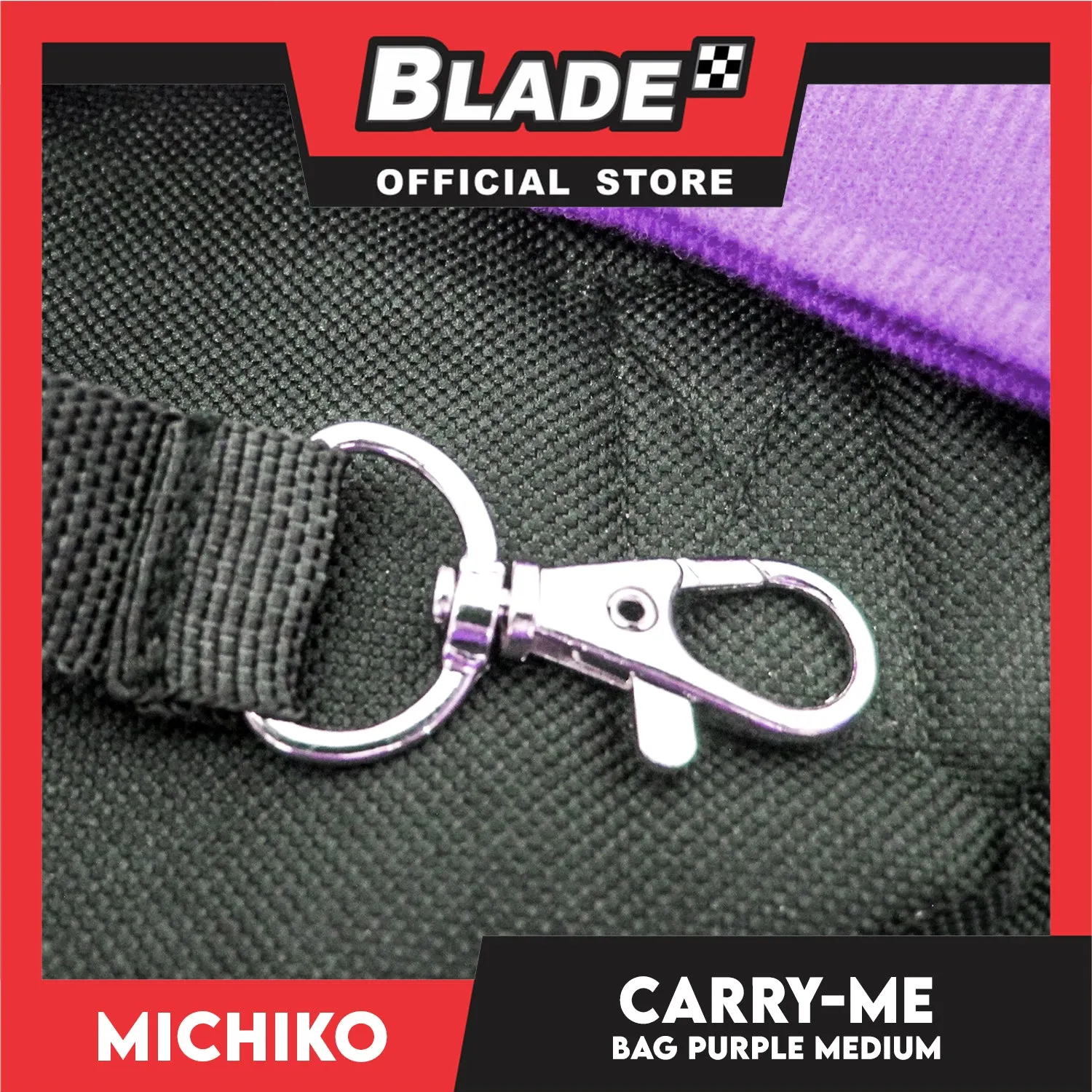 Michiko Carry Me Pet Bag Carrier Purple Medium