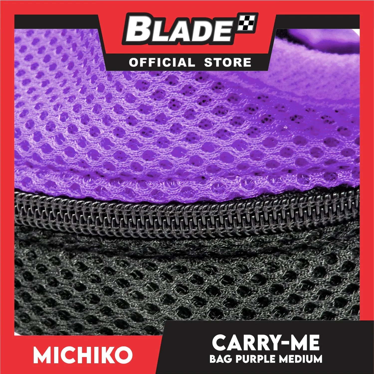 Michiko Carry Me Pet Bag Carrier Purple Medium