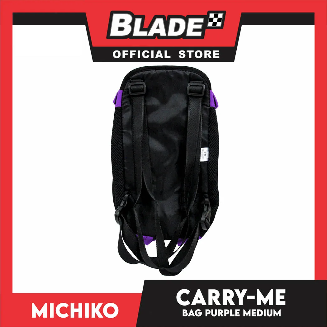 Michiko Carry Me Pet Bag Carrier Purple Medium