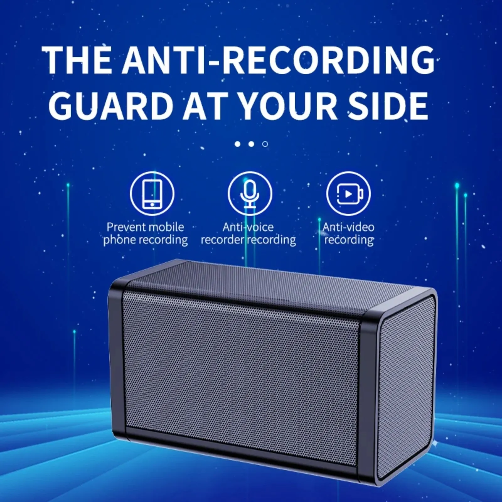 Microphone Recorder Jammer Stop Room Bugs / Smartphone / Spy Camera from Working