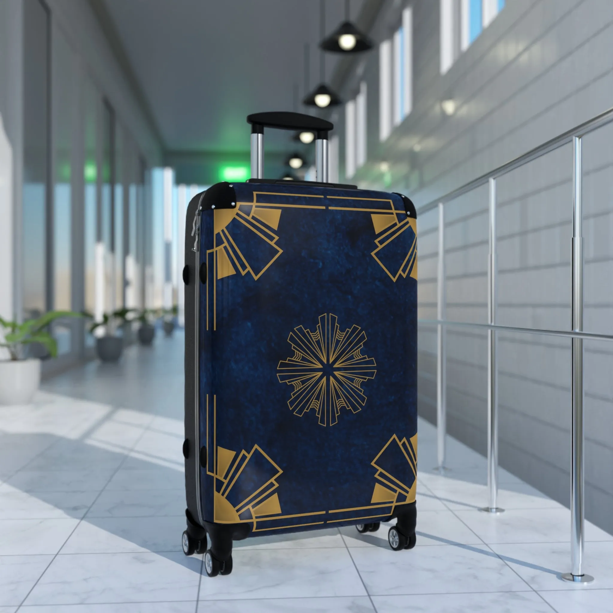 Midnight Luxe (Cobalt Blue) Suitcase