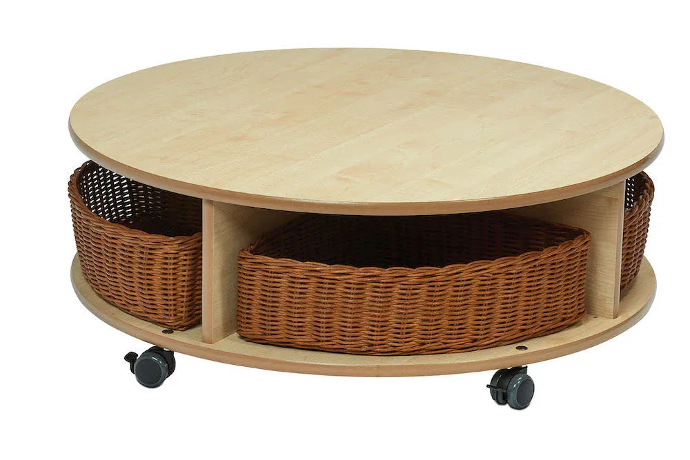Millhouse Single Tier Mobile Circular Storage (Empty)