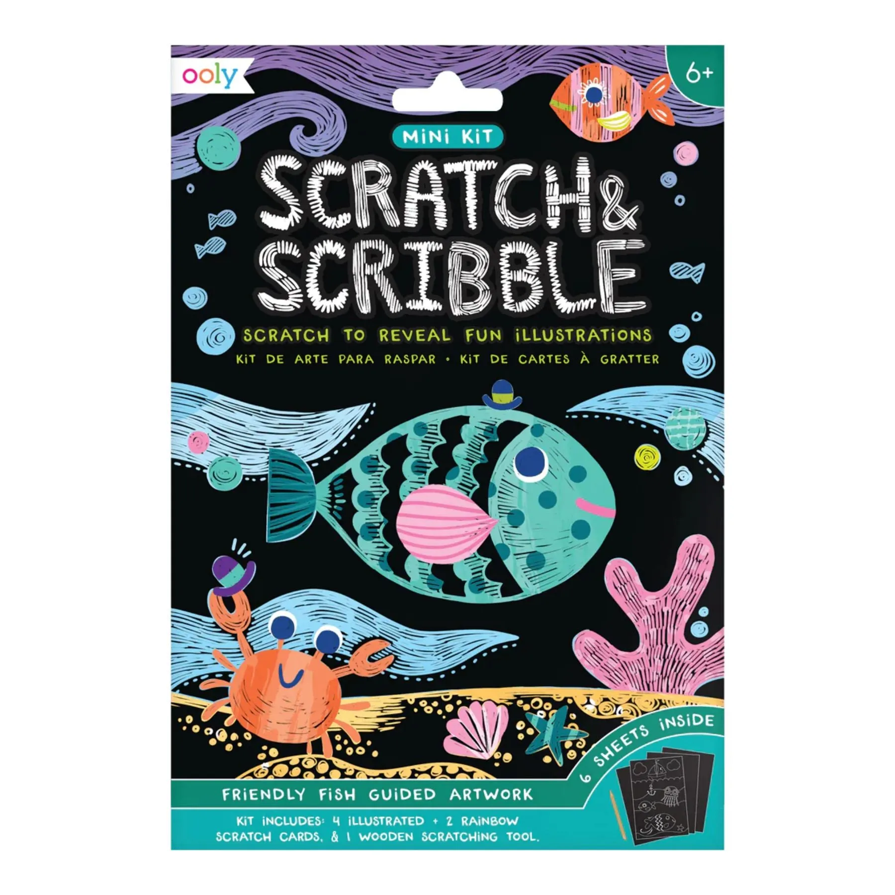 Mini Scratch   Scribble Art Kit