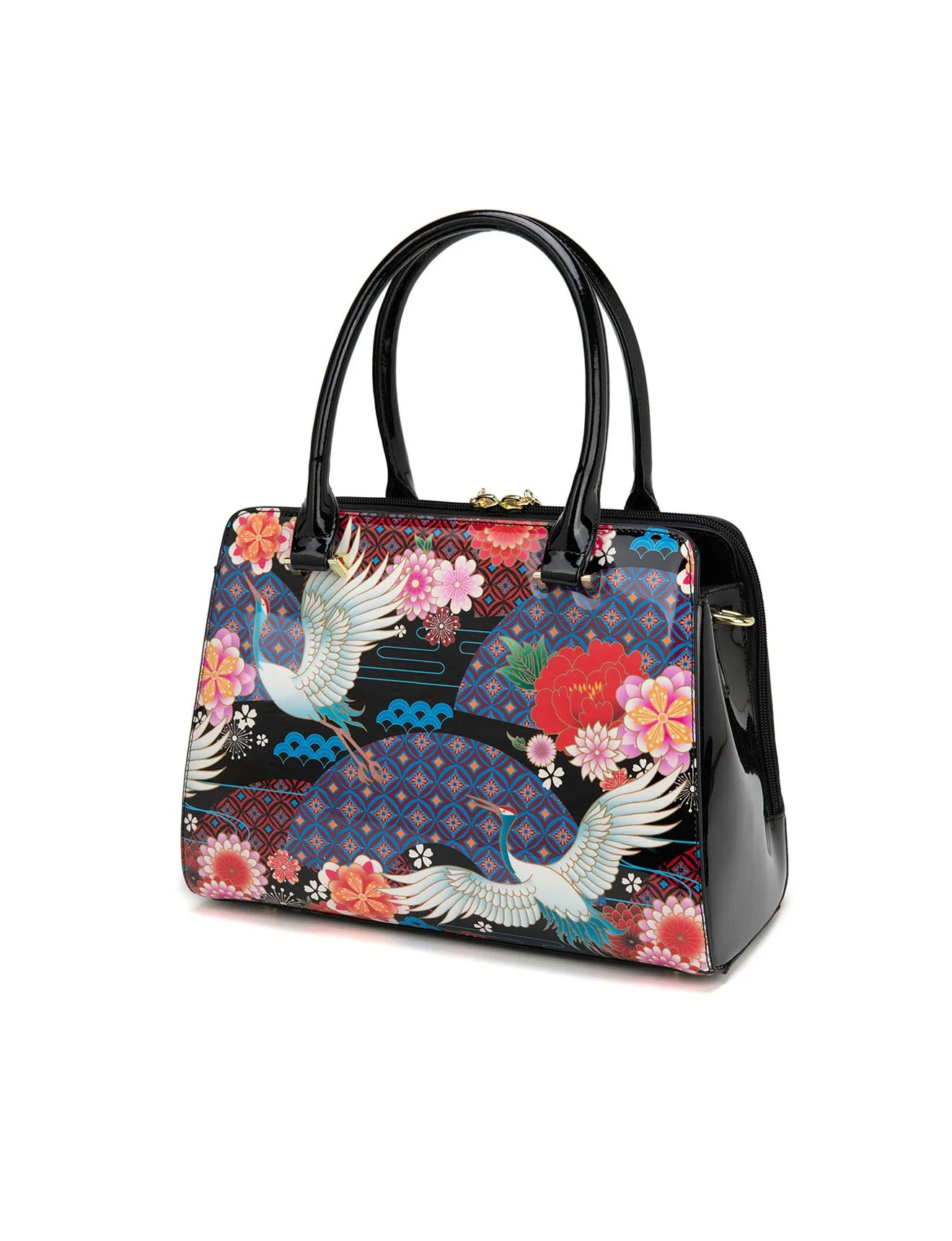MIYUKI LEATHER GRIP HANDLE BAG- SF12-0343-SALE