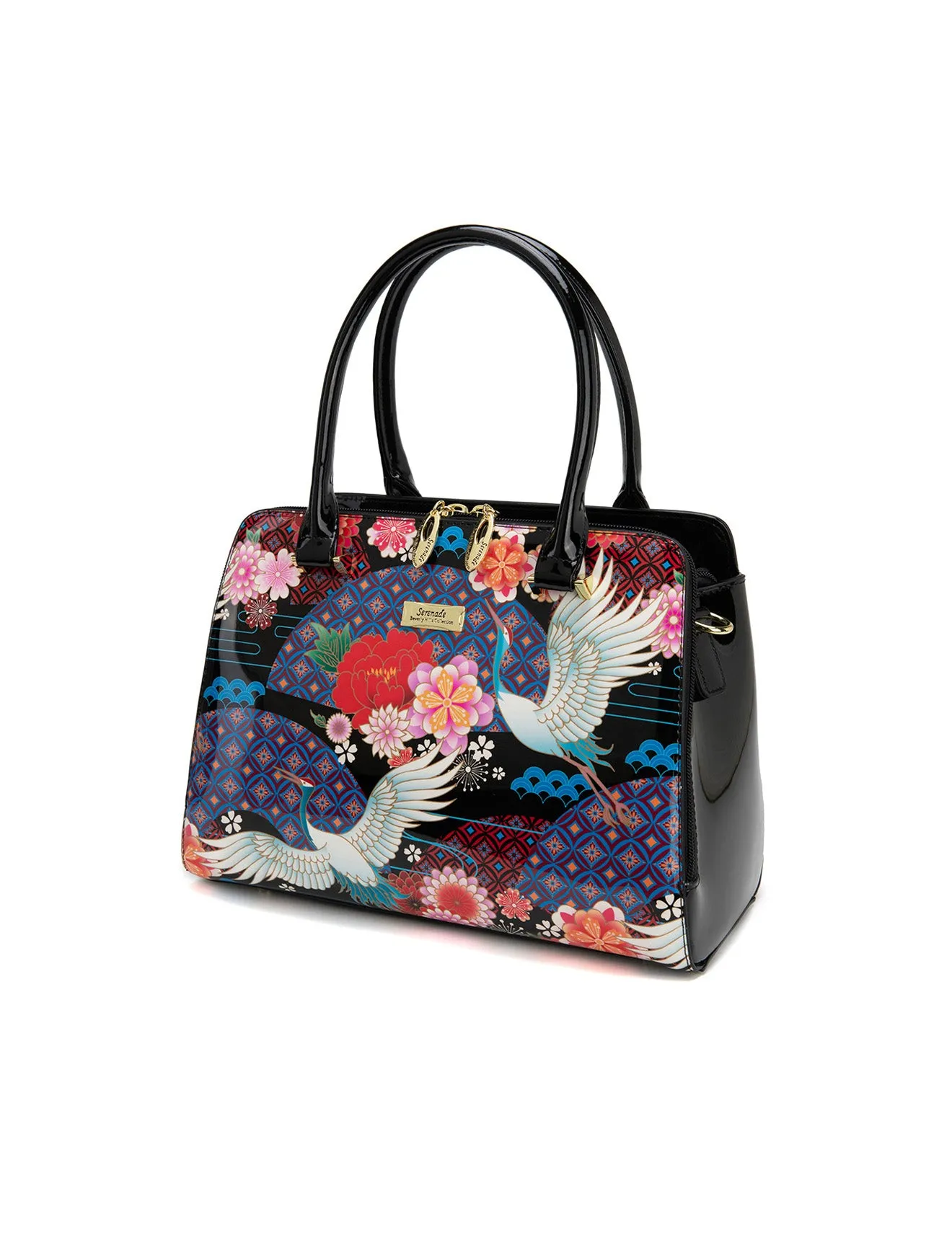 MIYUKI LEATHER GRIP HANDLE BAG- SF12-0343-SALE