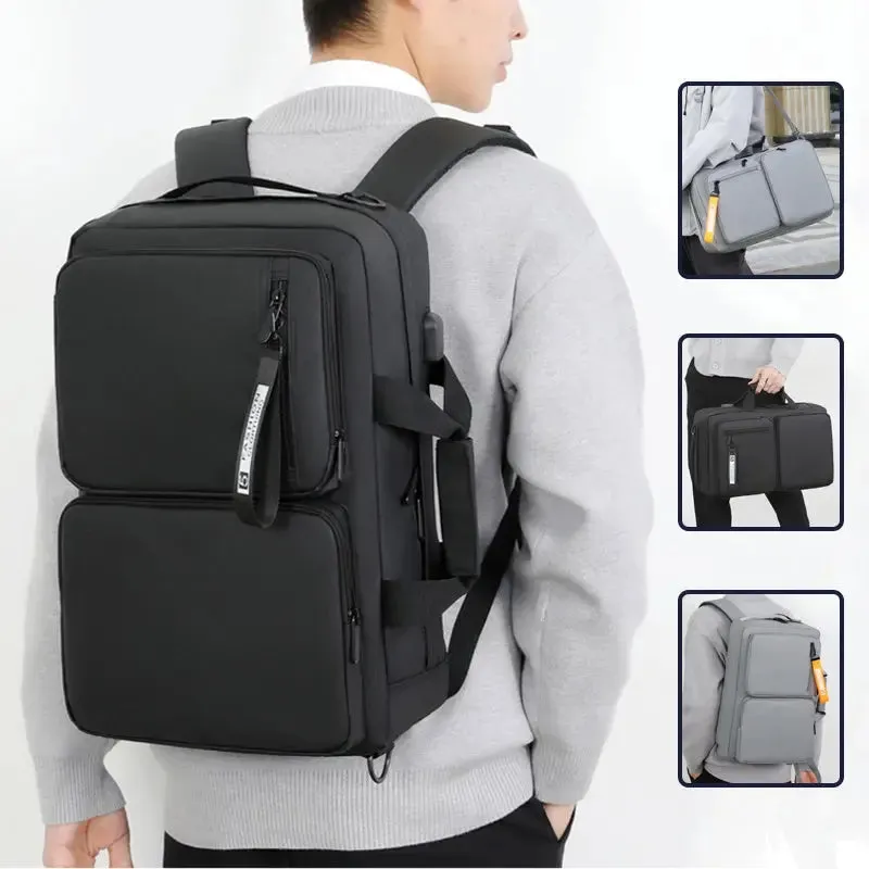 Mochila Multifuncional para Trabalho e Viagem perfeito para o seu laptop: Estilo e Praticidade!