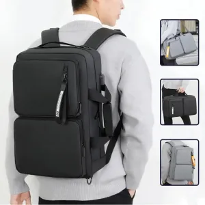 Mochila Multifuncional para Trabalho e Viagem perfeito para o seu laptop: Estilo e Praticidade!