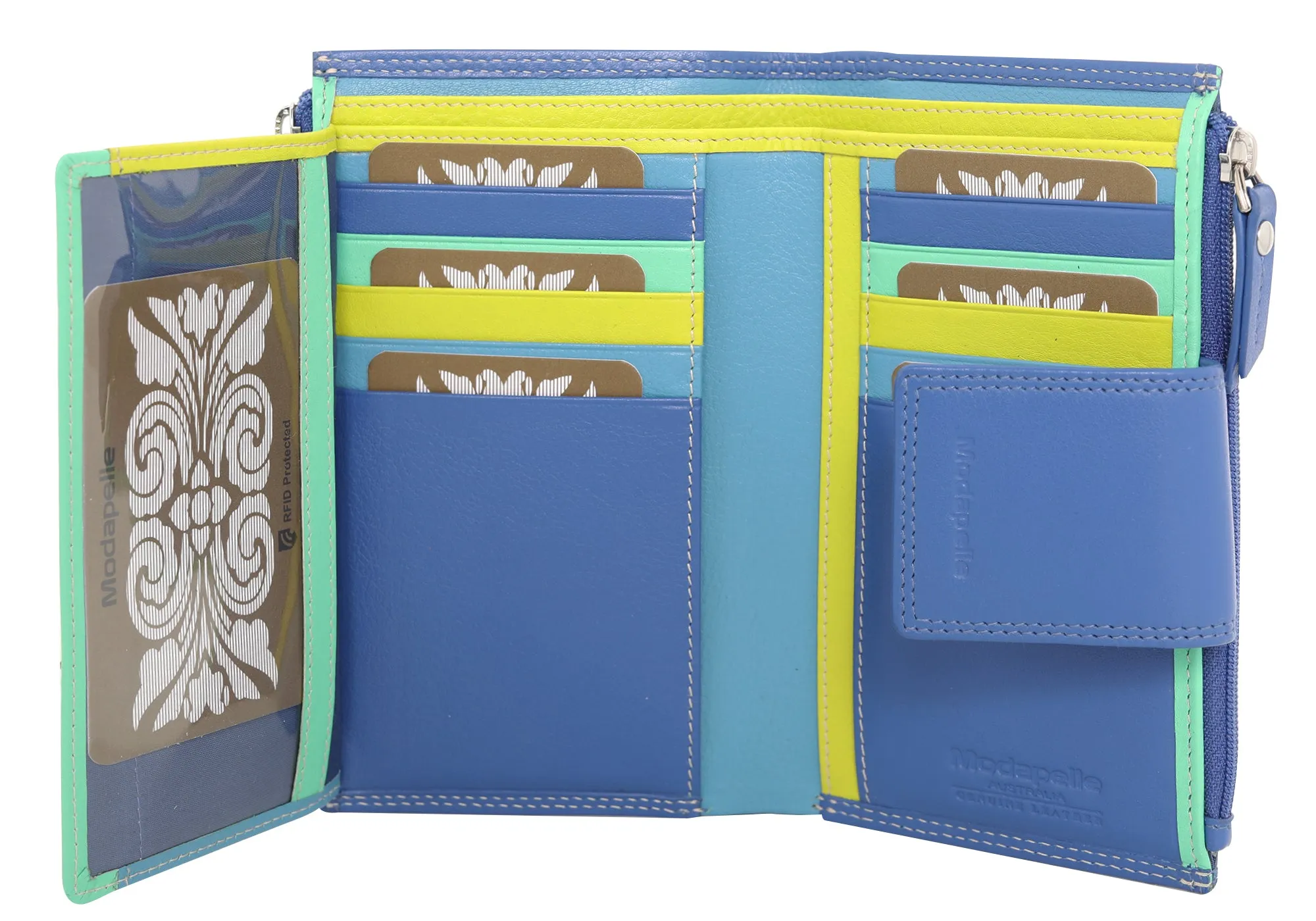 Modapelle Womens Leather Wallet 7275