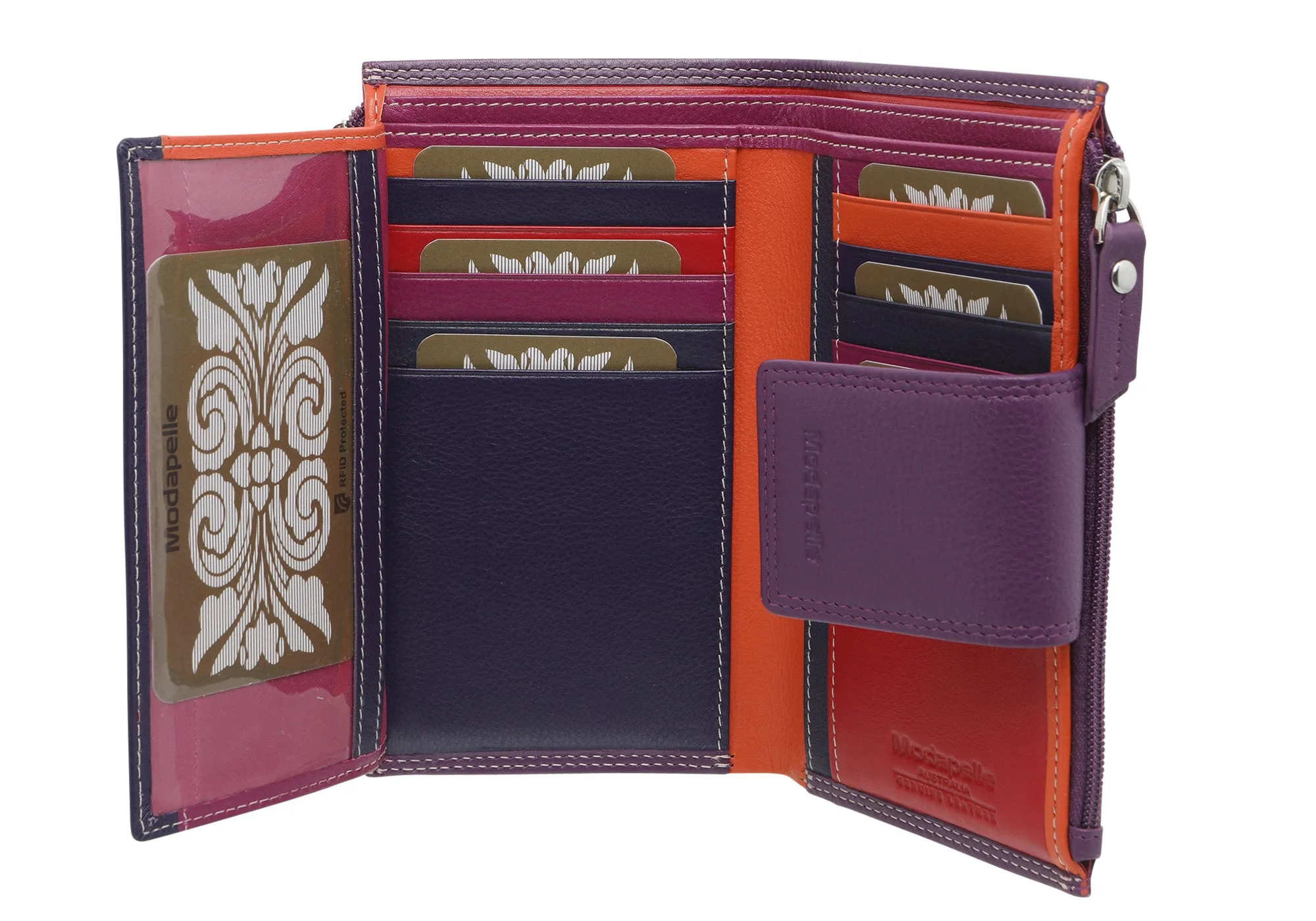 Modapelle Womens Leather Wallet 7275