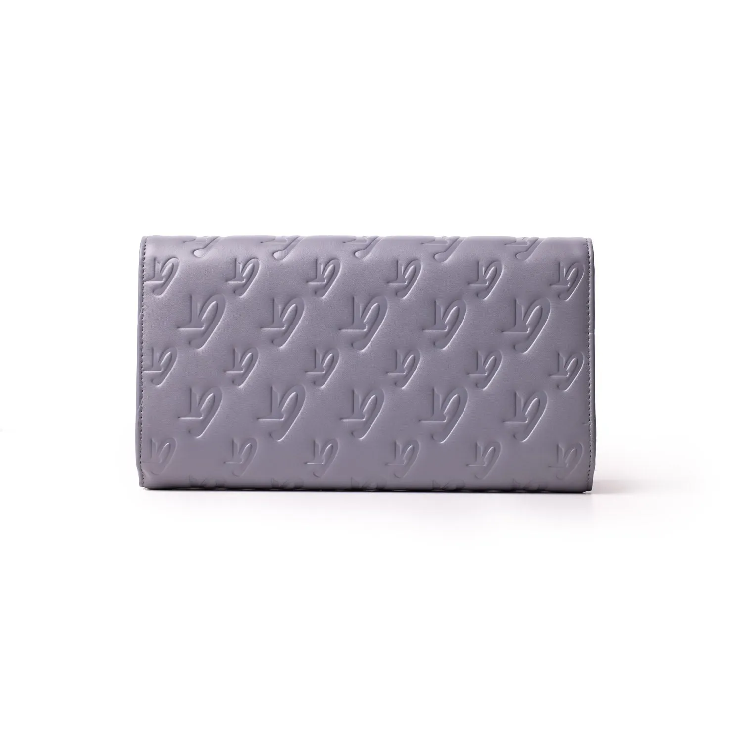 MONOGRAM TRAVEL WALLET - GRAY