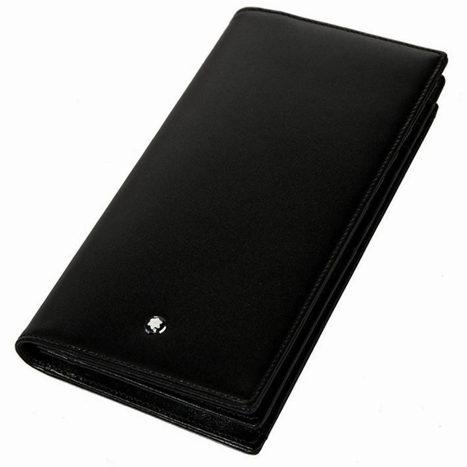 Montblanc vertical portfolio 12 long compartments with transparent mesherstück black 114535