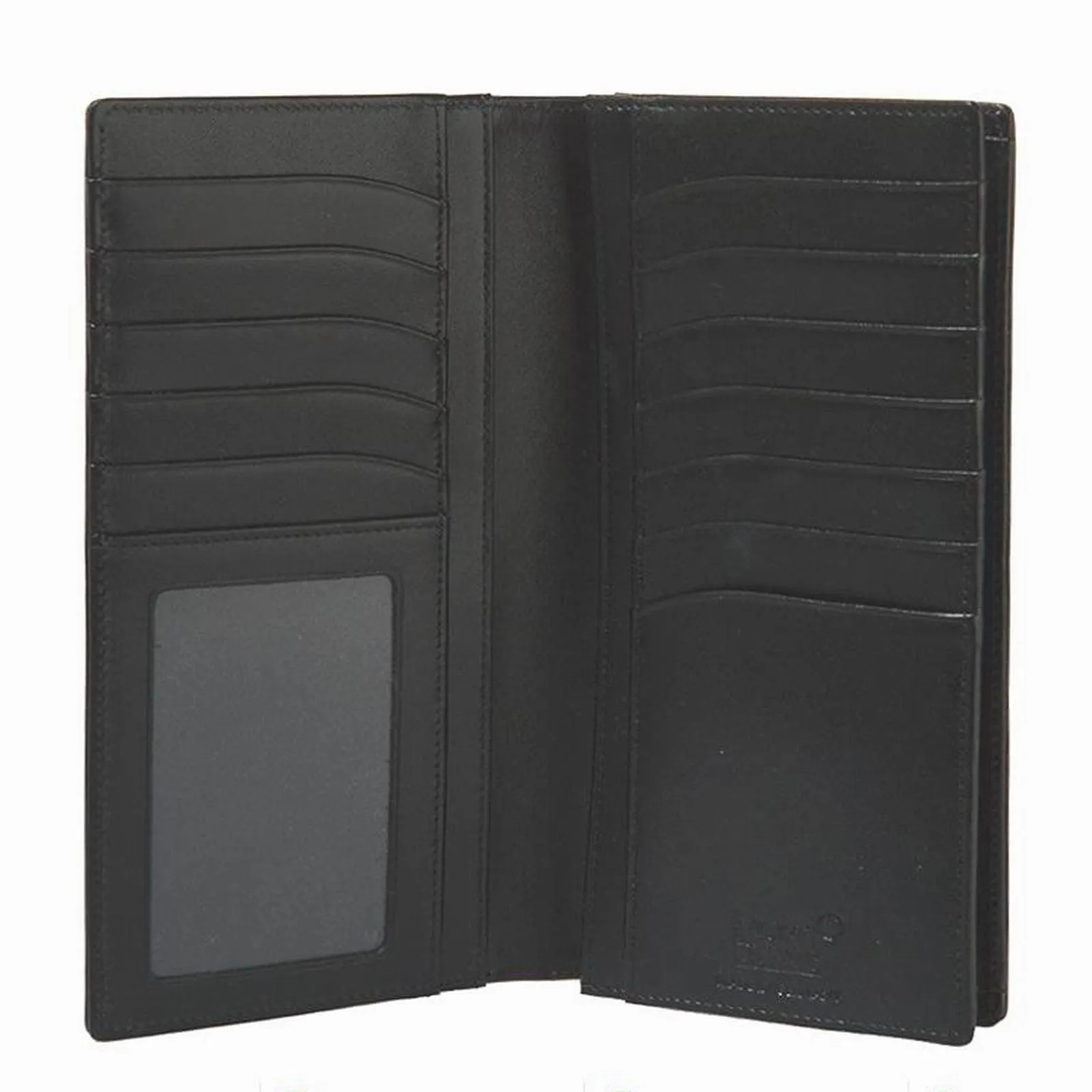 Montblanc vertical portfolio 12 long compartments with transparent mesherstück black 114535