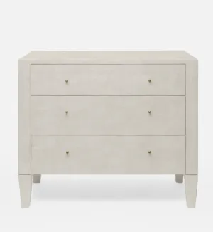 Moonstone Bay Vintage Shagreen Chest- French Gray