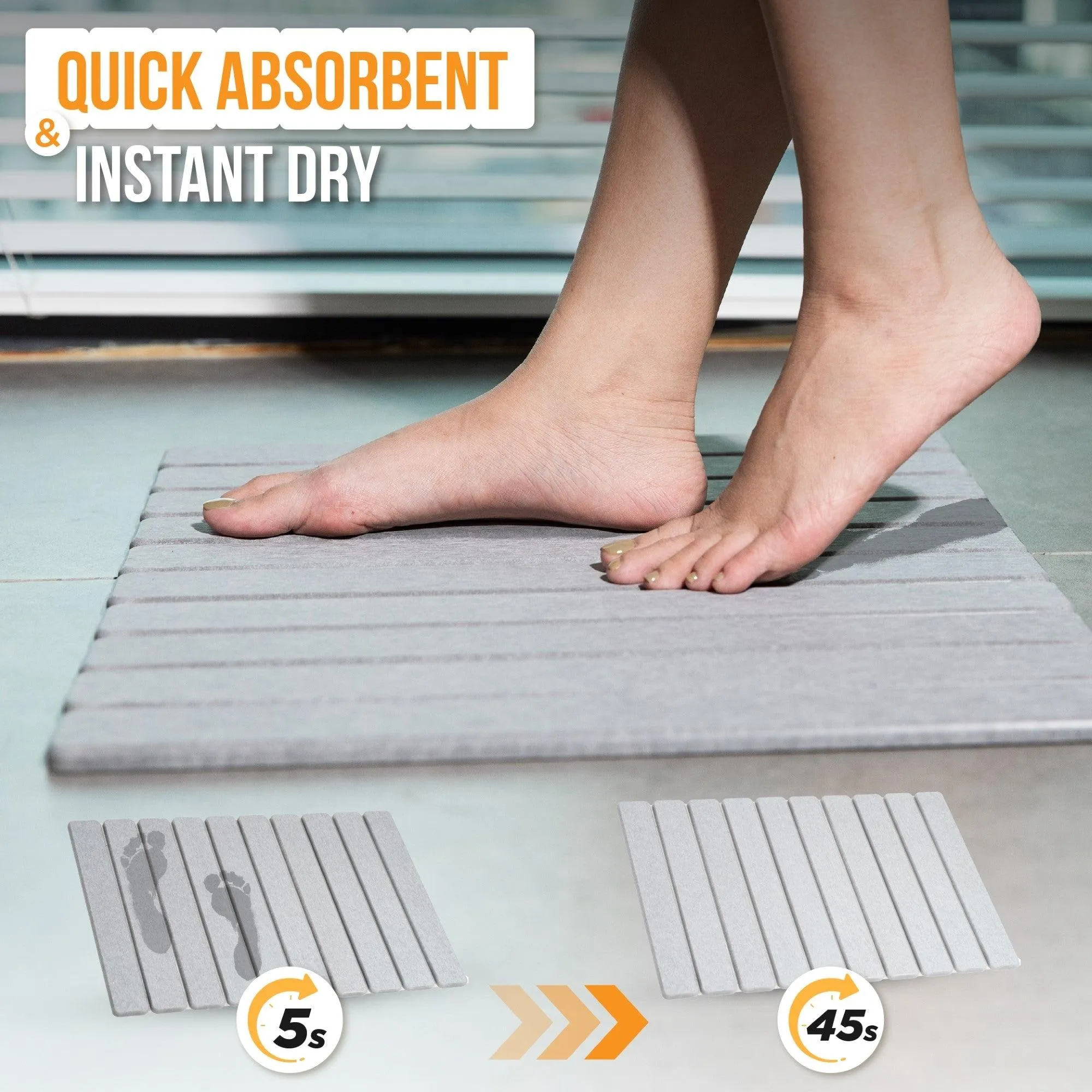 MophonicHome™ Stone Bath Mat
