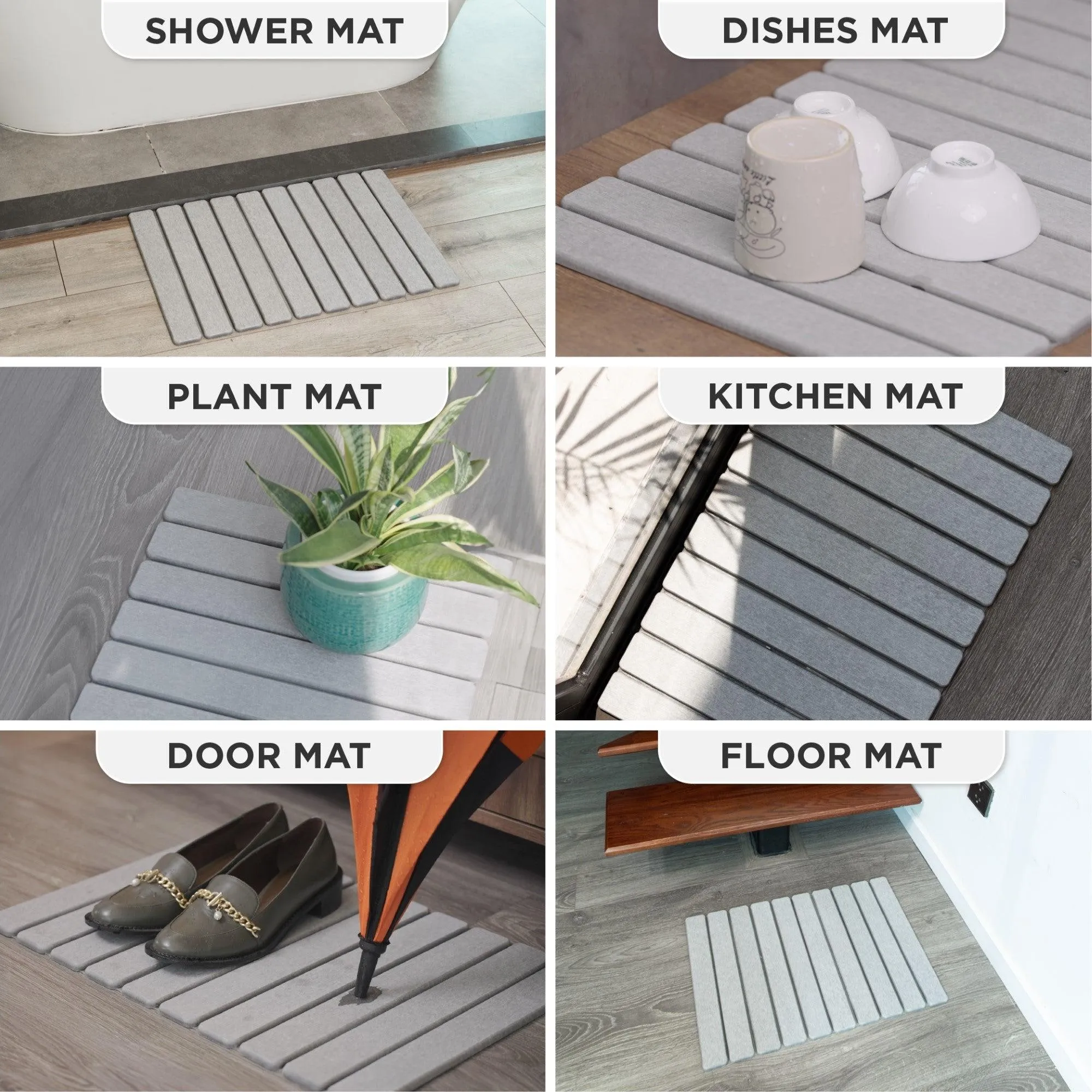 MophonicHome™ Stone Bath Mat