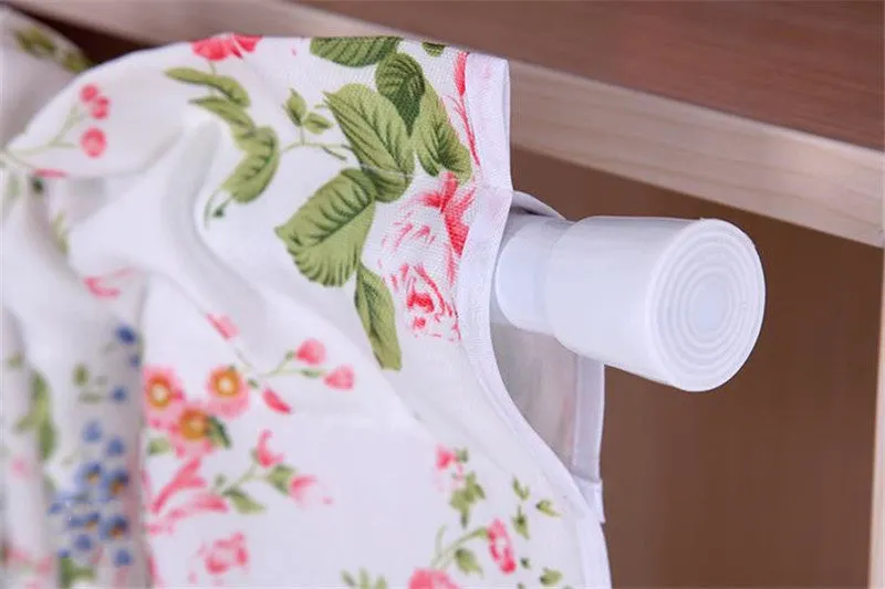 Multifunctional Door Curtain Rod Free Installation, Free Punching, White Adjustable