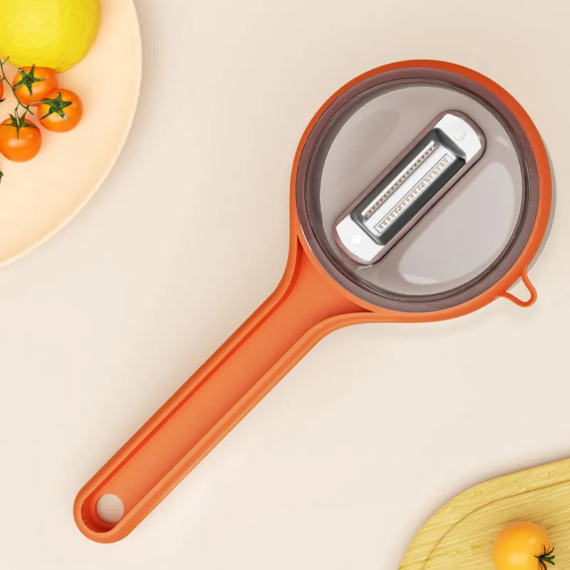 Multifunctional Peeler with Storage Bucket, Peeler with Storage Box