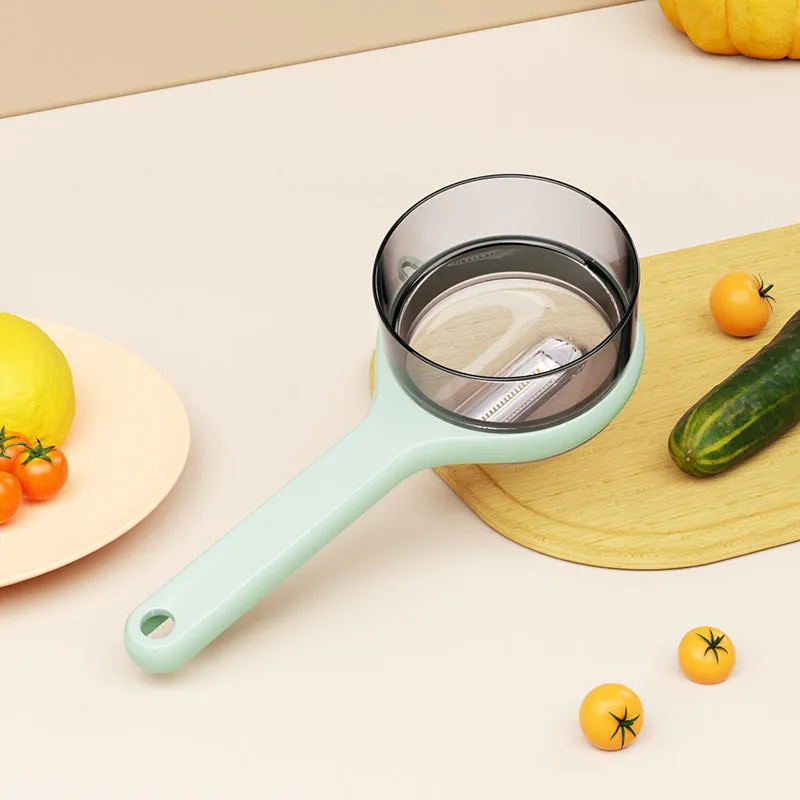 Multifunctional Peeler with Storage Bucket, Peeler with Storage Box