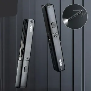 Multifunctional Tools 3 in 1  Scissors Knife USB Rechargeable Flashlight