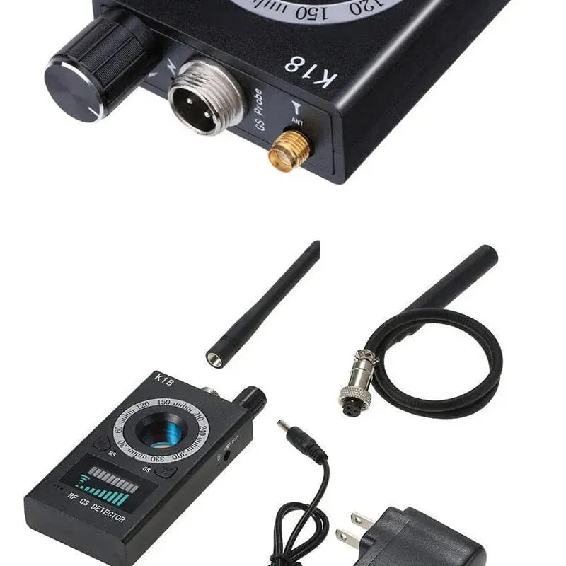 Multipurpose Cordless Anti Spy Camera Detector