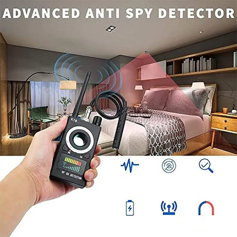 Multipurpose Cordless Anti Spy Camera Detector