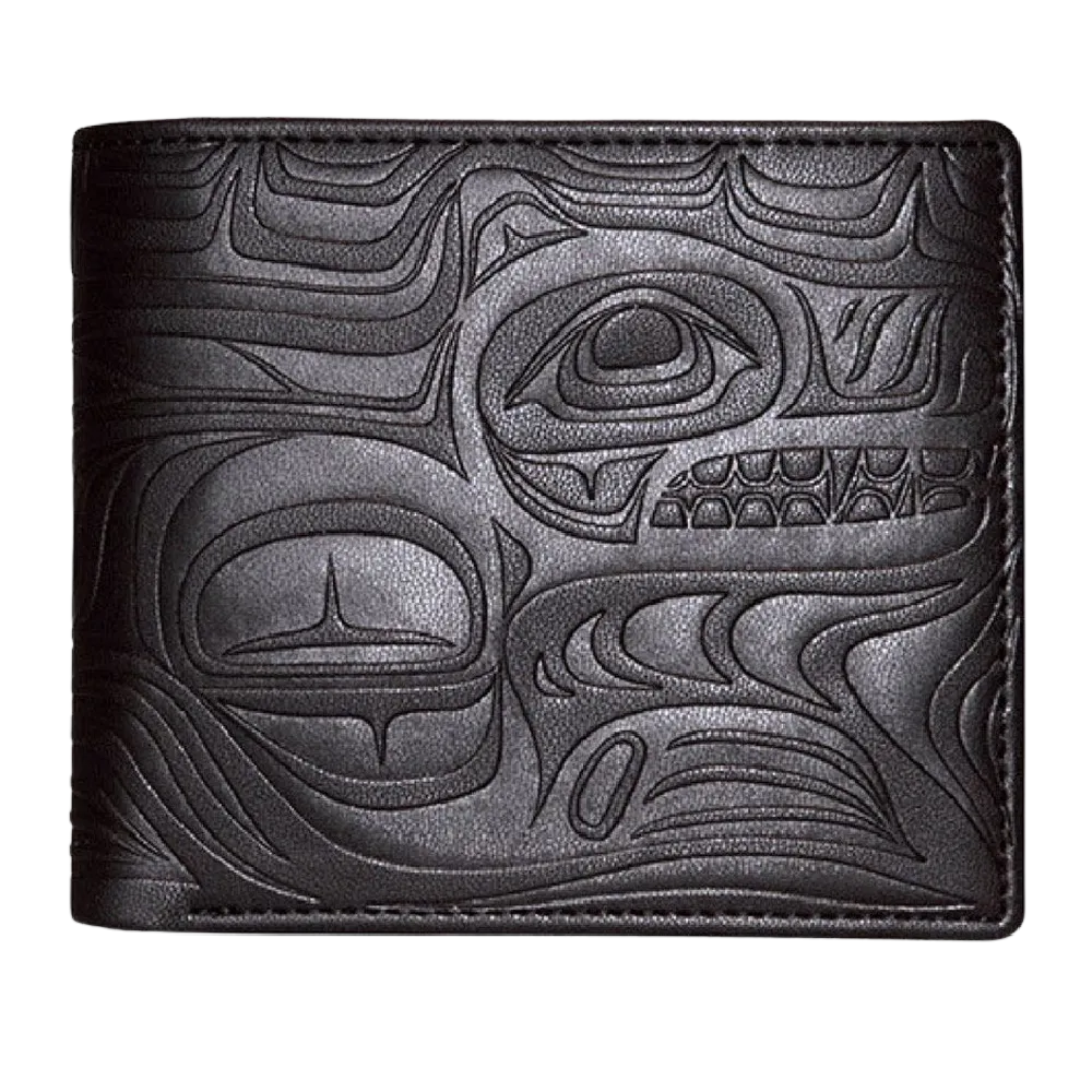 Native Northwest Embossed Leather Wallet