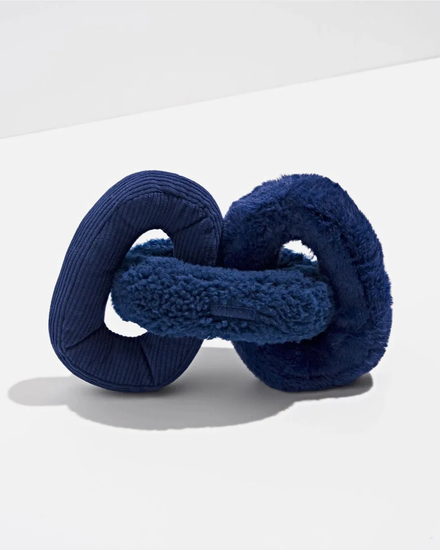 Navy Chew Chain Plush Dog Toy