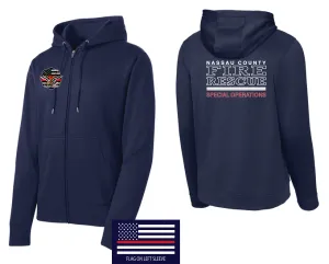 NCFR STATION 71 Full Zip Performance Hoodie