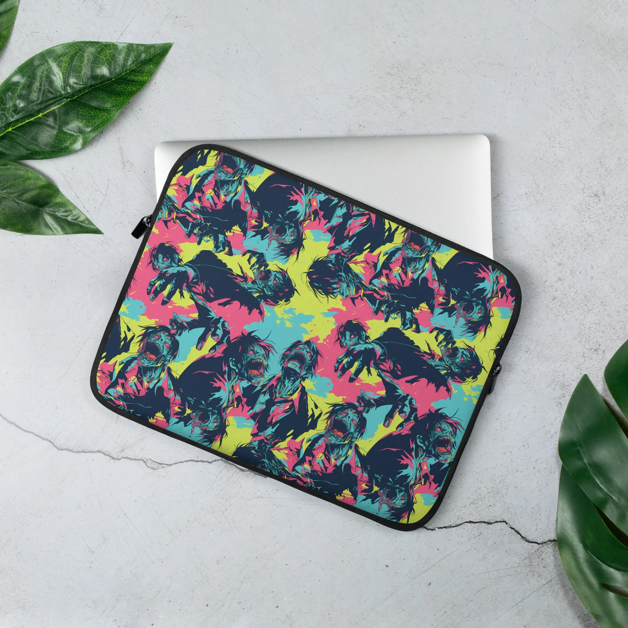 Neon Zombies Laptop Sleeve