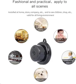 New Docooler Wireless Mini Camera WiFi Small Camera V380 Pro WiFi HD Camera Home Security IP Camera Two Way Audio Hidden Camera Night Vision CCTV Baby Monitor