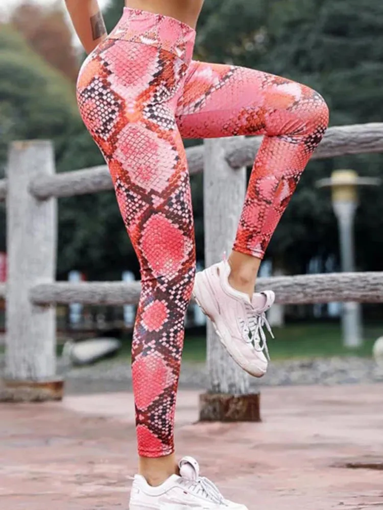 New Gym Wear Sports Black White Leopard Printed Leggings Women Soft Workout Fitness Leggins Outfits Yoga Pants High Waist Tight