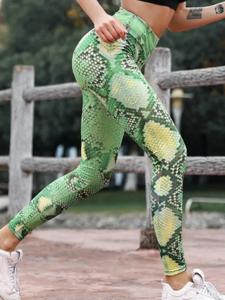 New Gym Wear Sports Black White Leopard Printed Leggings Women Soft Workout Fitness Leggins Outfits Yoga Pants High Waist Tight