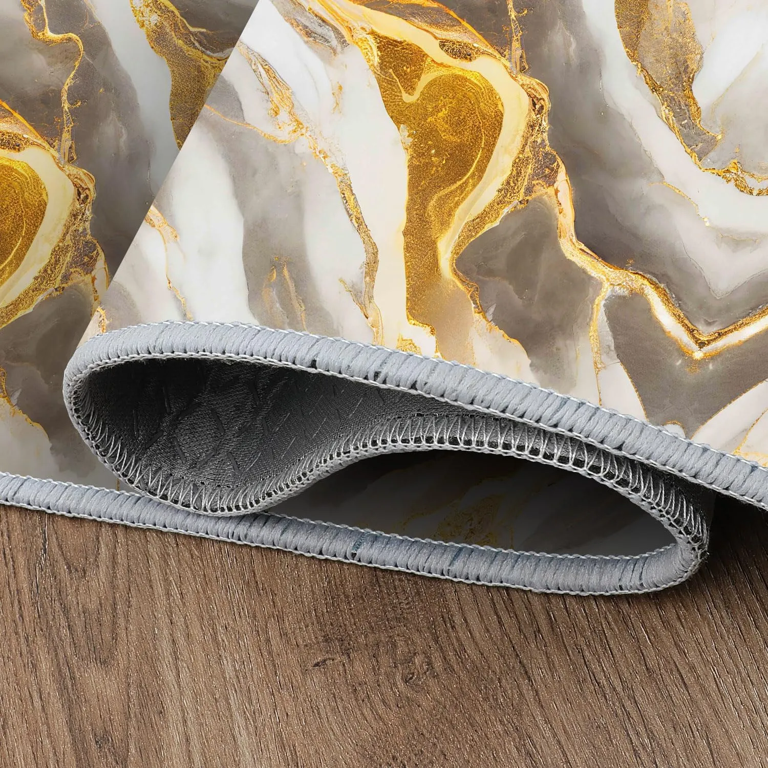 NEW Marble Texture Runner Rug Mat for Hallway 2 Ft x 20' Ft Anti Skid Composite Material Bottom for Hallway, Kitchen, Entryway, Living Room & Bedroom, Retails $117 