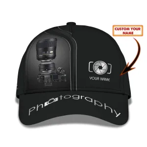 NK Camera 3D Baseball Cap Photographer Cap Photography Custom Classic Cap