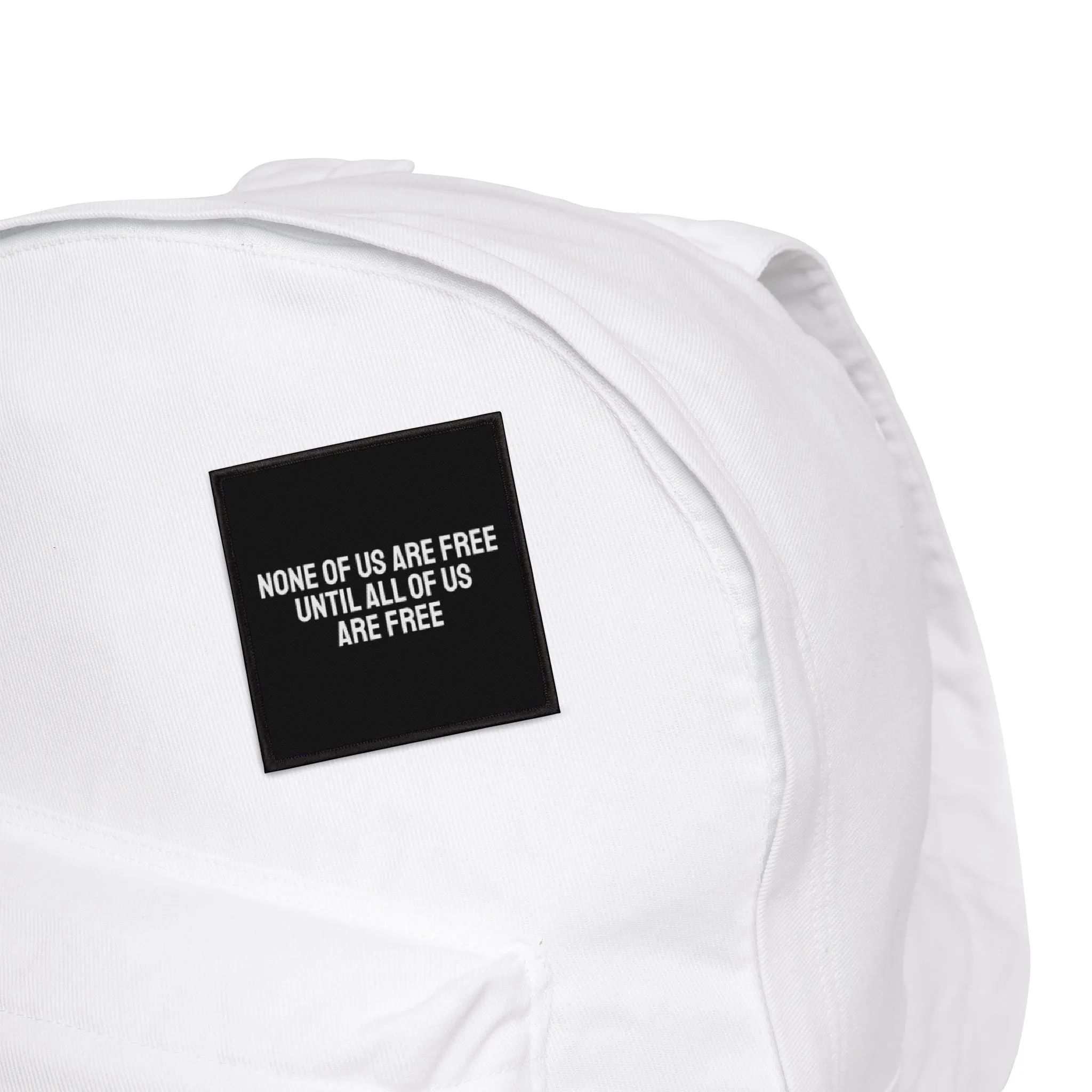None Of Us Are Free Until All Of Us Are Free - Iron-On Patch