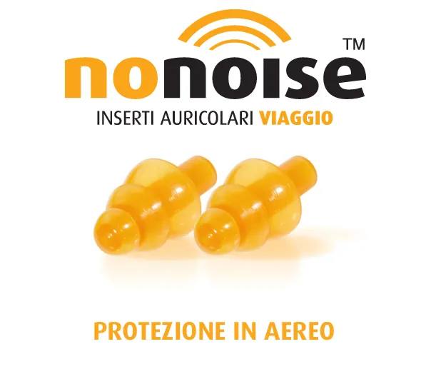 Nonoise inserti auricolari viaggio