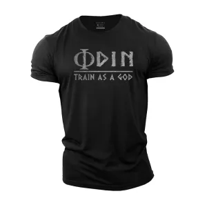 Odin Train as a God Cotton T-Shirt