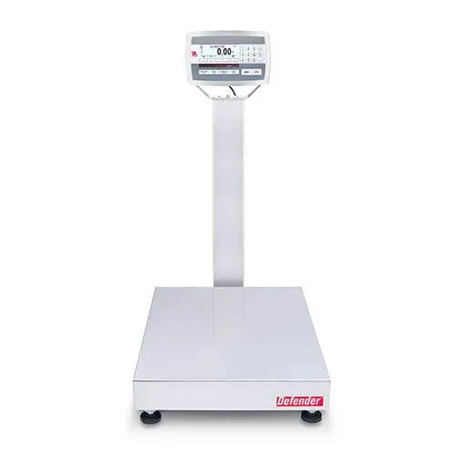 Ohaus D52XW50WTX7 DEFENDER 5000 WASHDOWN Bench Scale, 50000 g x 2 g
