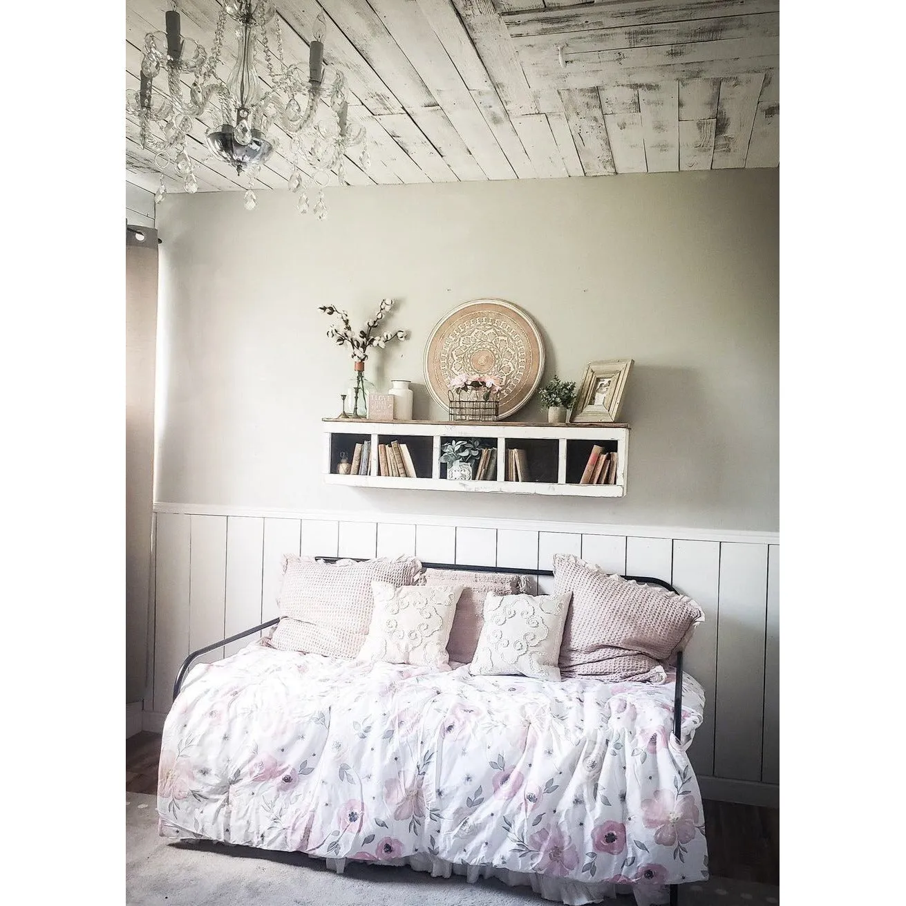 Olivia Galvanized Storage shelf