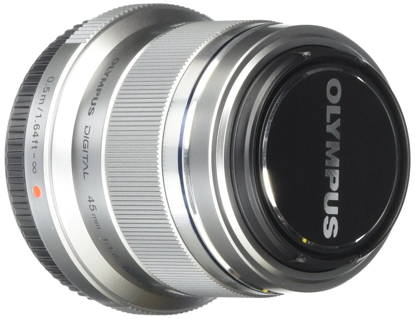Olympus M.Zuiko Digital 45mm f/1.8 Lens Silver - Open box