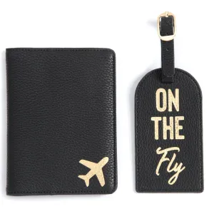 On The Fly Passport And Luggage Tag Gift Set