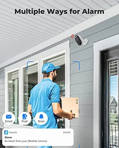 Outdoor Security Camera with Spotlight, Reolink Lumus 1080P HD Plug-in WiFi Camera for Home Security System, PIR Motion Detection, Two-Way Talk and Siren Alarm, Waterproof, Cloud/Micro SD Card Storage